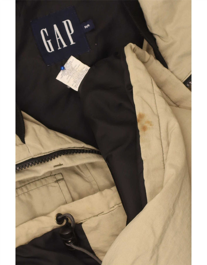 Gap Herre Hooded Utility Jacket UK 38 Medium Beige Polyester