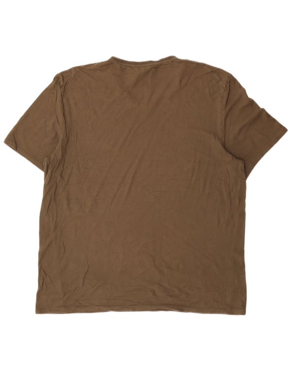 CALVIN KLEIN Herre T-Shirt Top XL Khaki