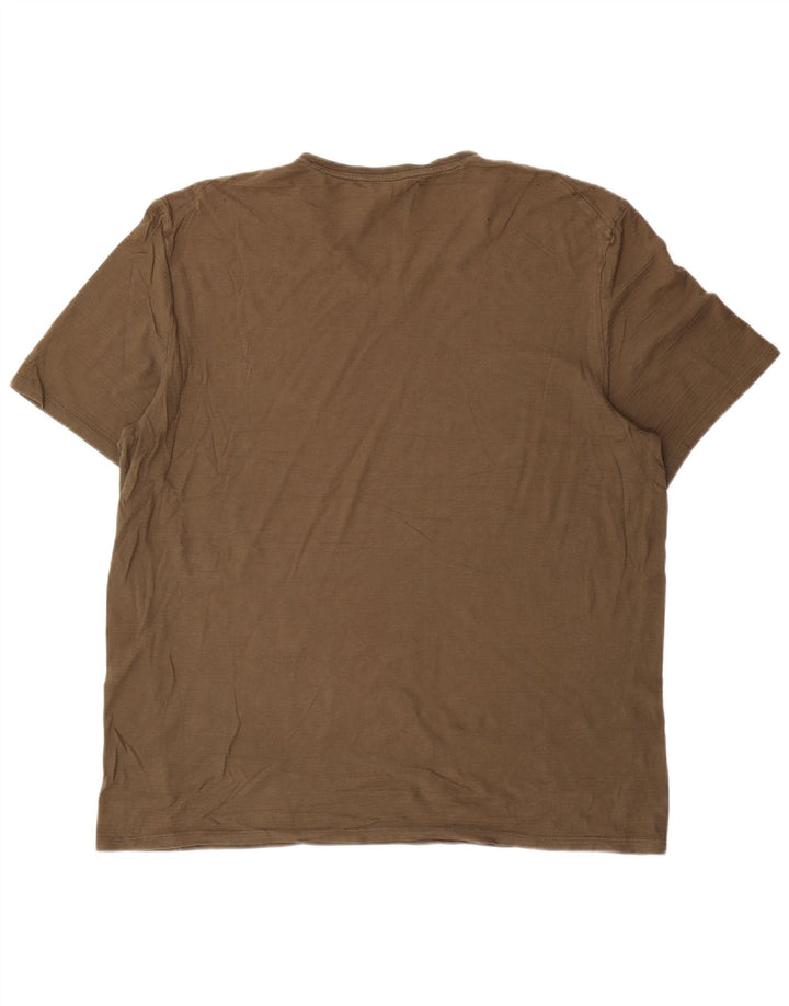 CALVIN KLEIN Herre T-Shirt Top XL Khaki