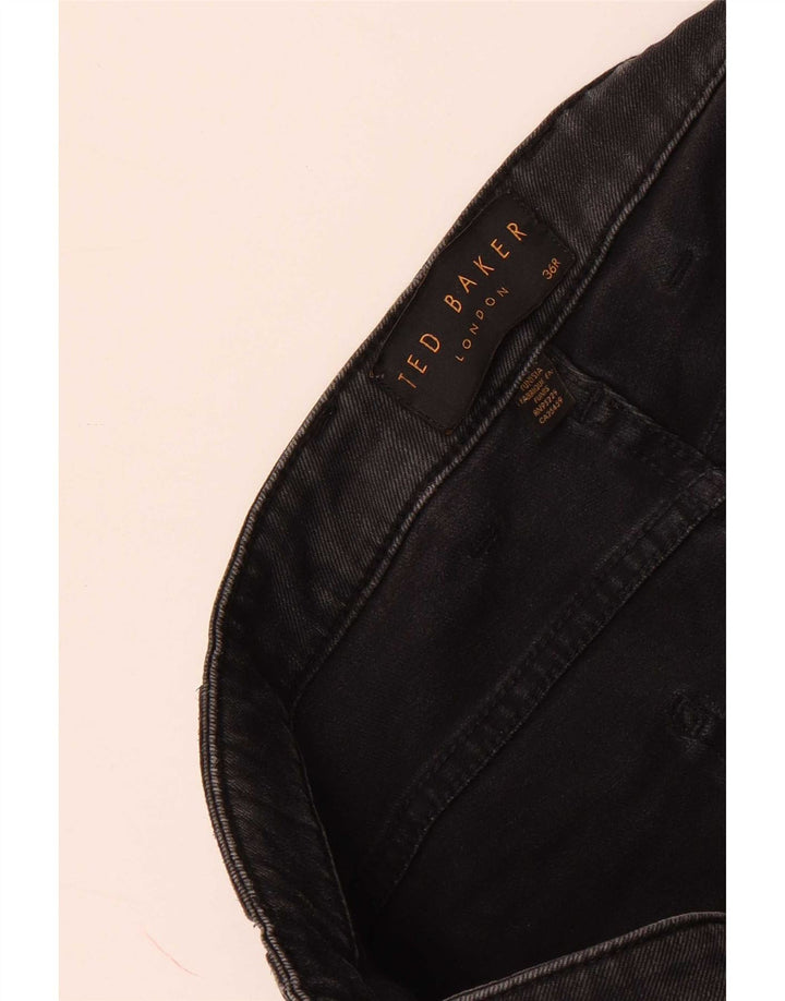 Ted Baker Straight Jeans til mænd W36 L30 Sort