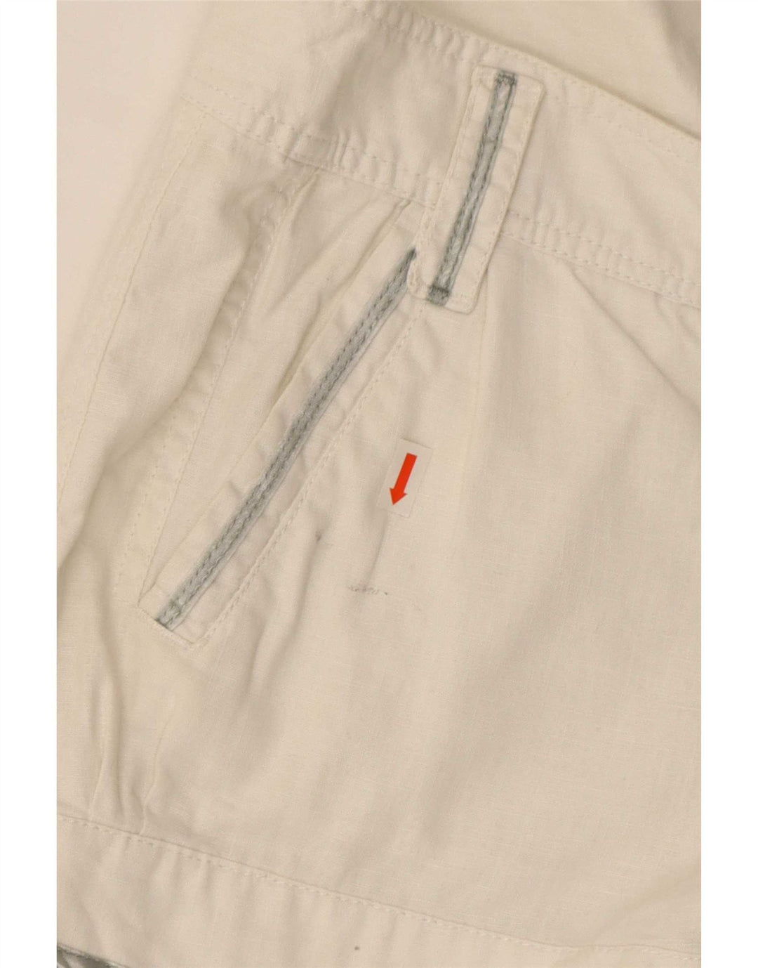 Diesel Dame Hot Pants W28 Medium Hvid Linned