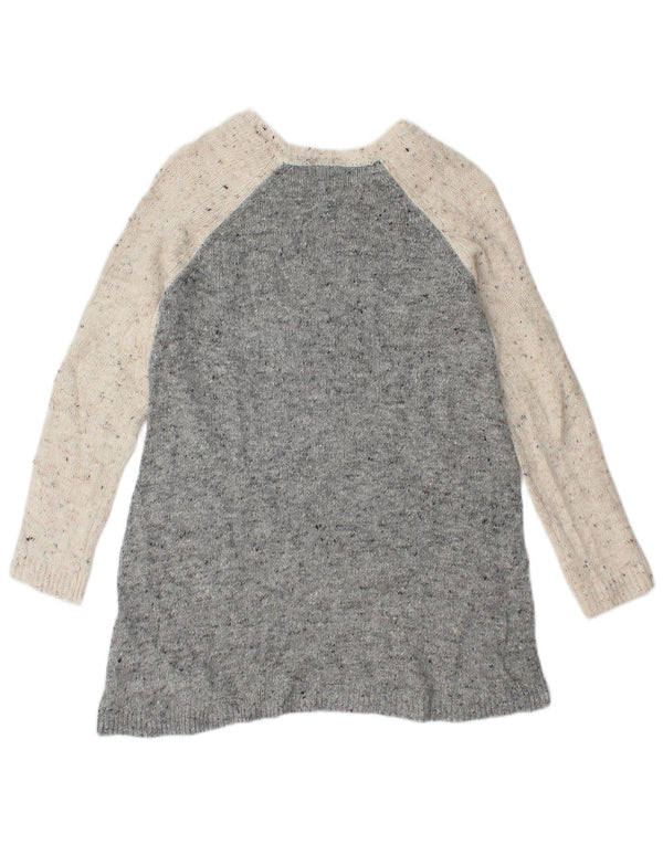 Marks & Spencer Dame sweater med rund hals DK 10 Small Grey Flecked