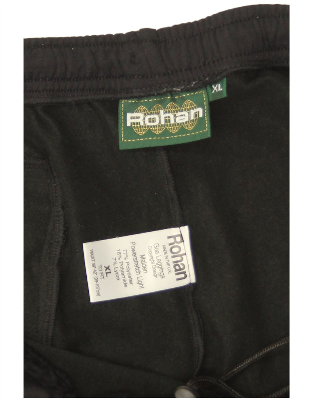 Rohan Herre træningsdragt bukser XL sort polyester