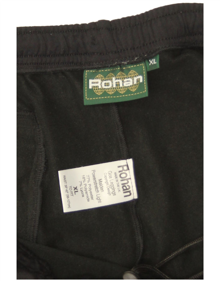 Rohan Herre træningsdragt bukser XL sort polyester