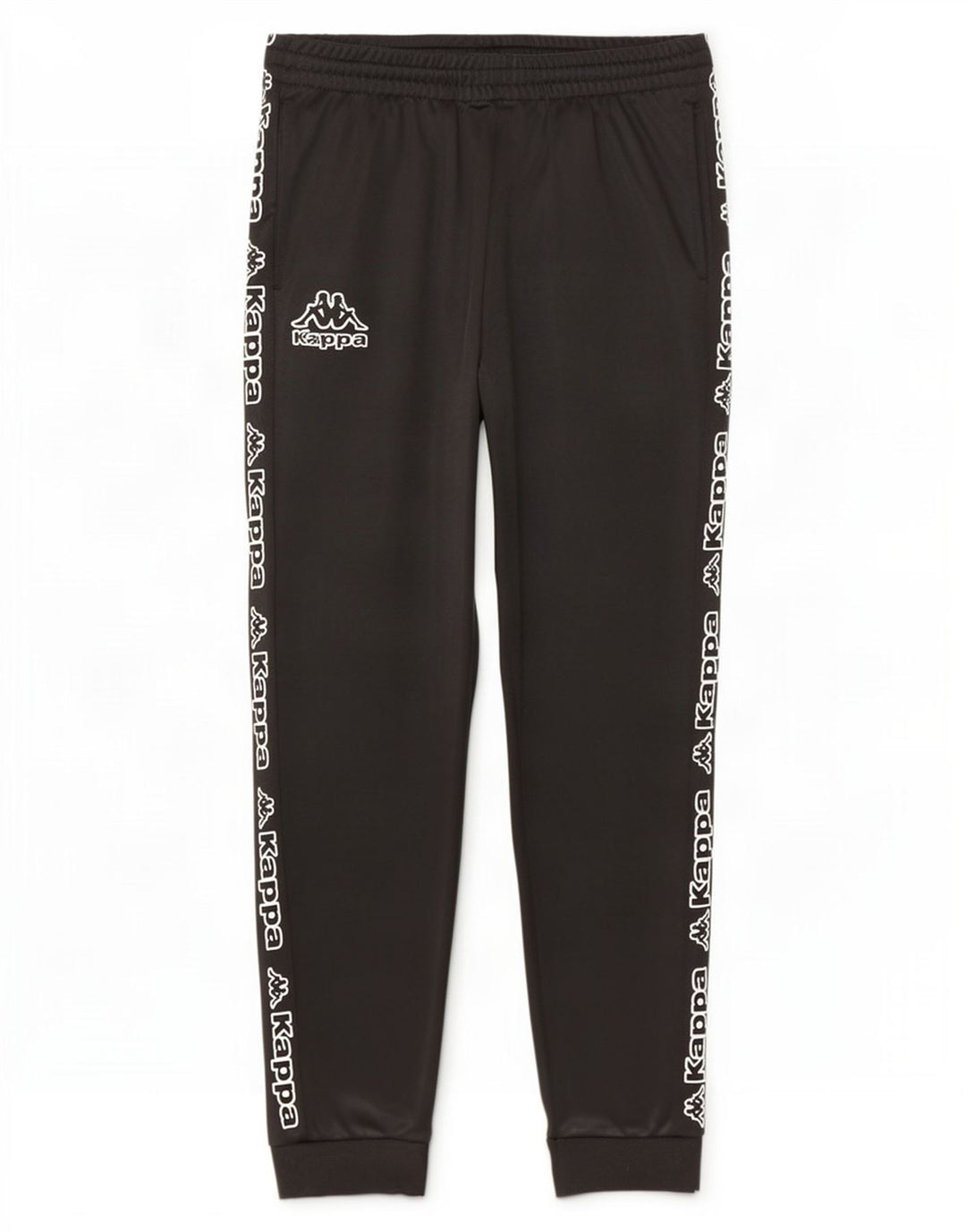 Kappa Herre grafisk træningsdragt Bukser Joggers Large Sort Polyester