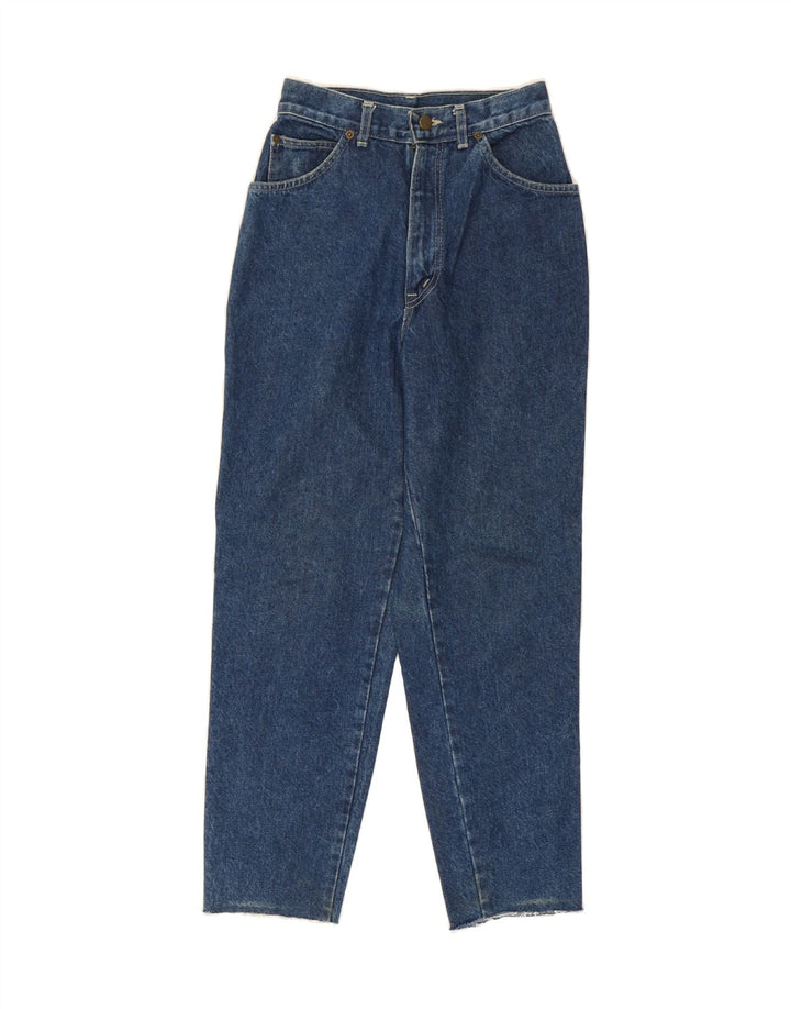 CHIC Womens High Waist Tapered Jeans US 6/7 Medium W26 L27 Blue Vintage Chic and Second-Hand Chic from Messina Hembry 