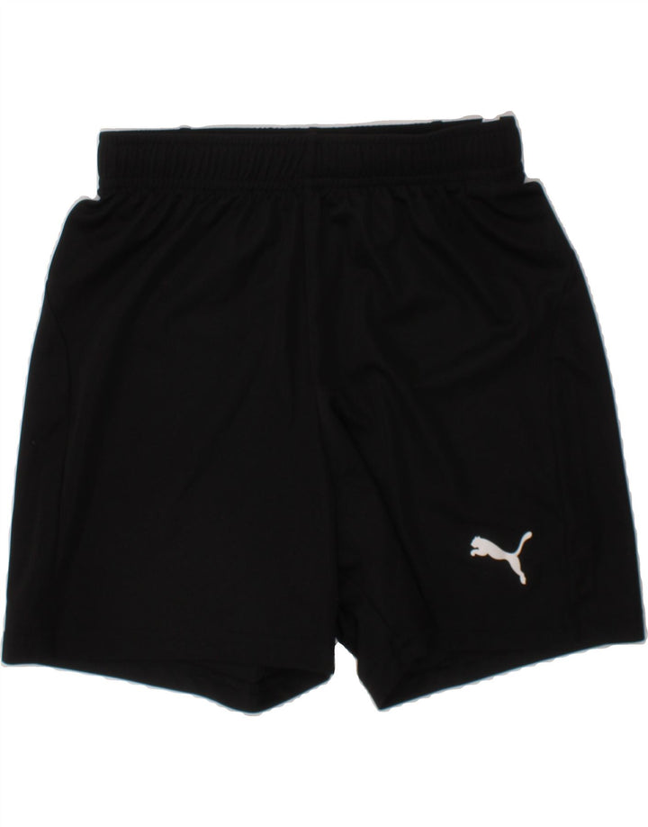 PUMA Boys Climalite Sport Shorts 11-12 Years  Black Polyester Vintage Puma and Second-Hand Puma from Messina Hembry 