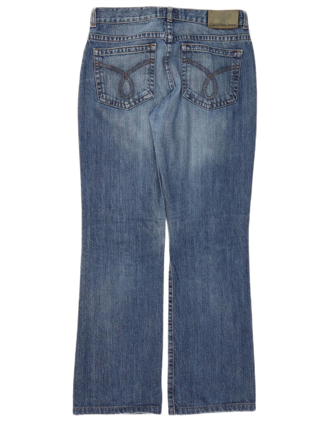 Calvin Klein Dame Bootcut Jeans W31 L30 Blå Bomuld