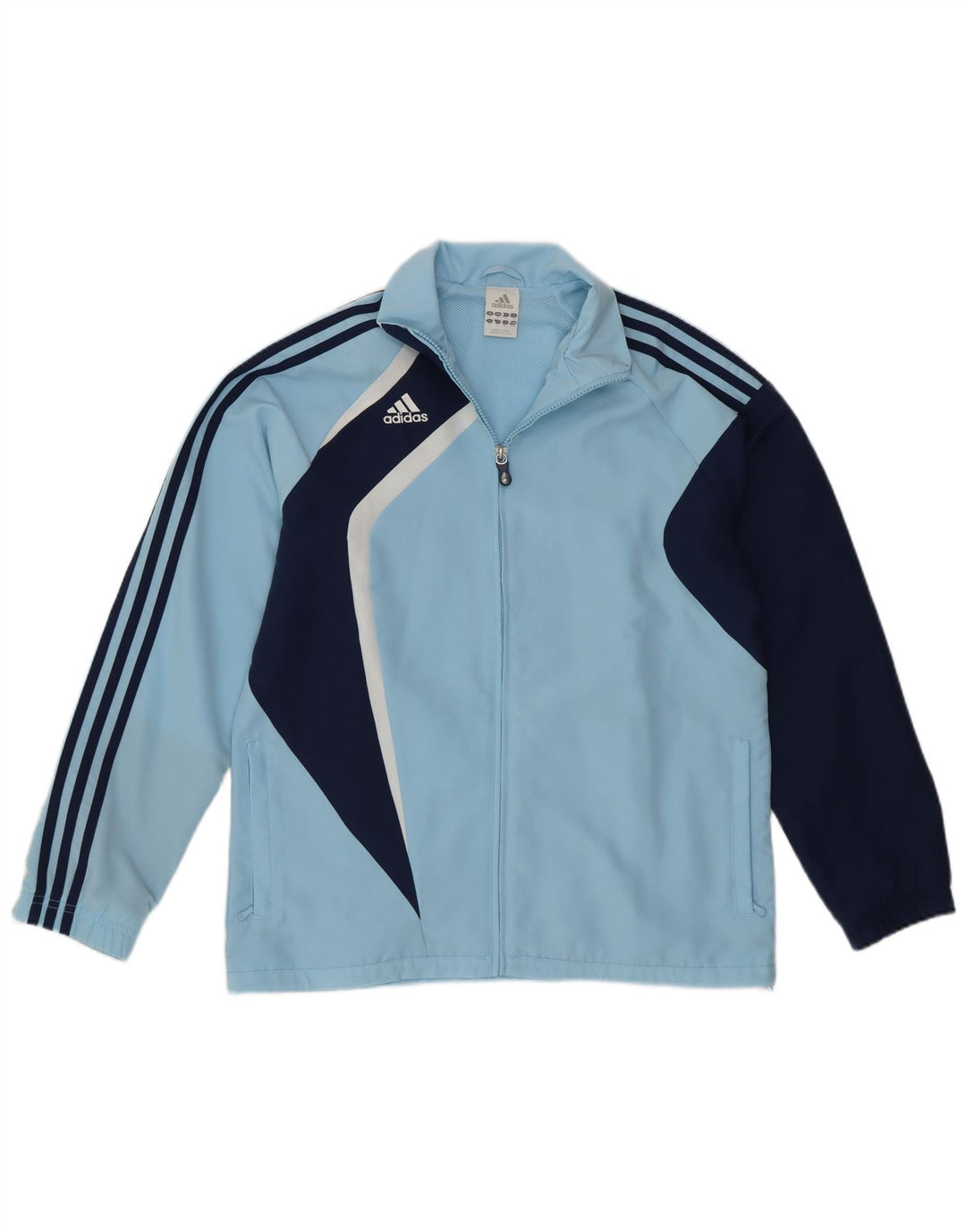 ADIDAS Træningsdragt til mænd Topjakke Medium Blue Colourblock Polyester