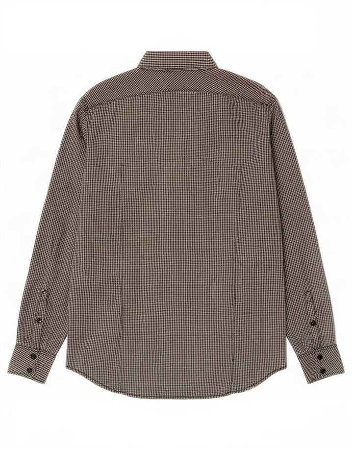 G-Star Herreskjorte Stor Grå Gingham Bomuld