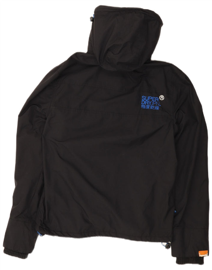 Superdry Herre The Windcheater Graphic Windbreaker Jacket UK 36 Small Black
