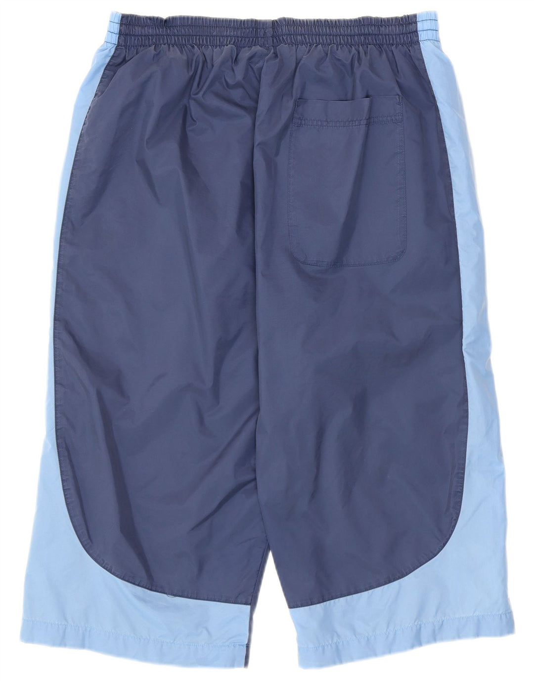 Nike Herre Bermuda Sport Shorts Large Navy Blue Colourblock Nylon