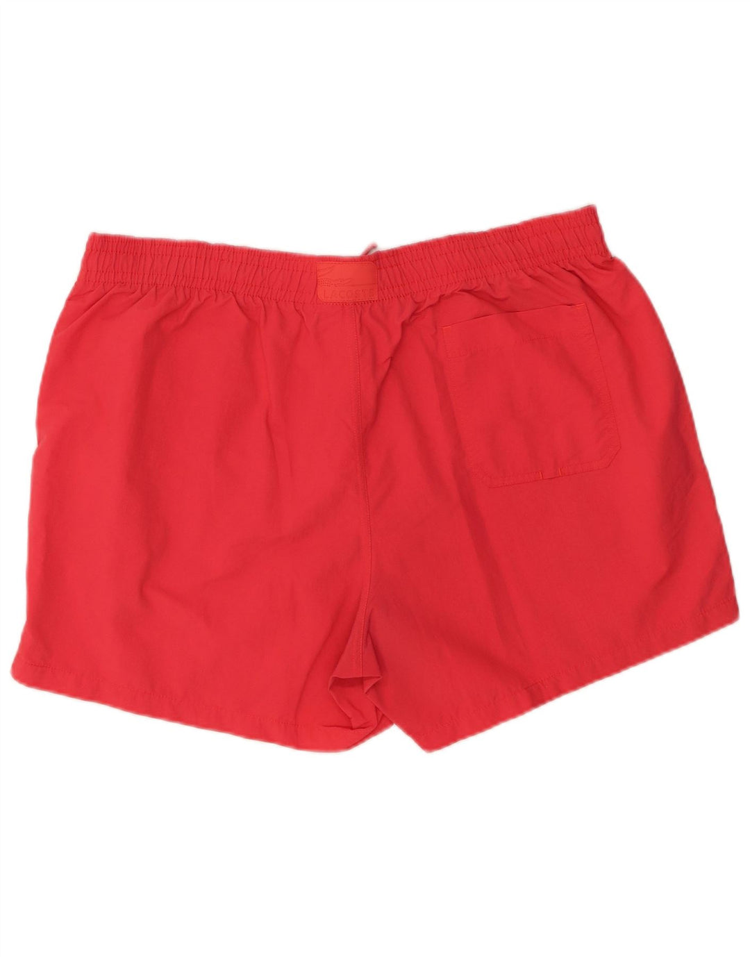 Lacoste Badeshorts til mænd str. 8 3XL Rød polyamid