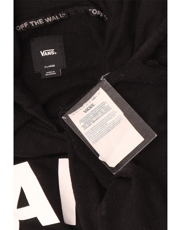 VANS Grafisk hættetrøje til mænd XL Sort bomuld