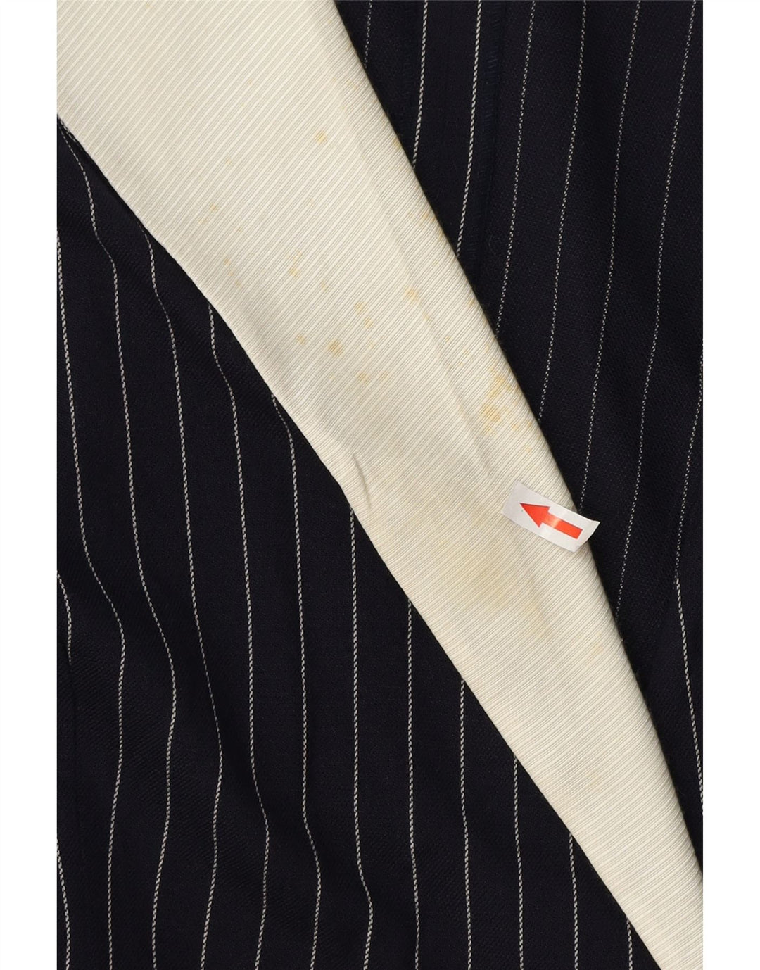 Luisa Spagnoli Dame Blazer Jacket IT 52 2XL Navy Blue Pinstripe