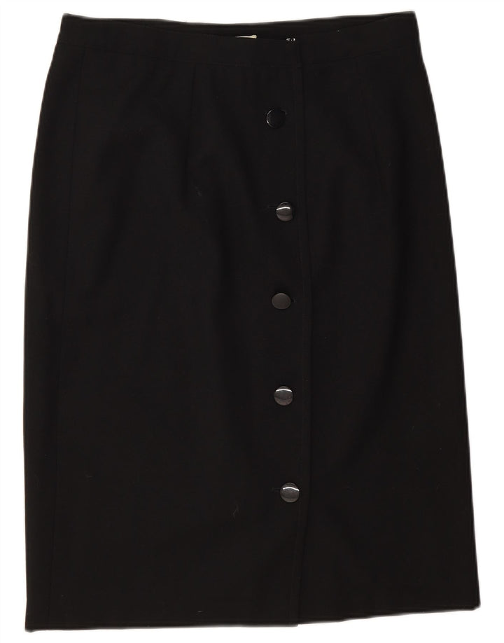 Valentino Lige nederdel til kvinder IT 46 Large W32 Sort Uld