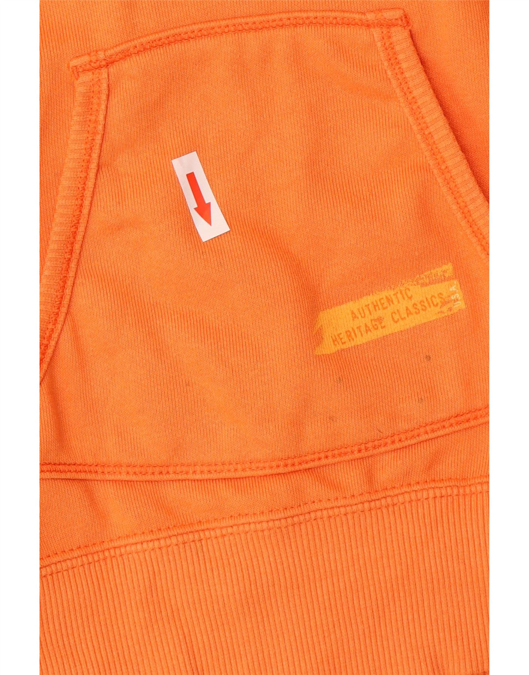 Champion Womens Heritage Classics Grafisk hættetrøje Jumper UK 10 Small Orange