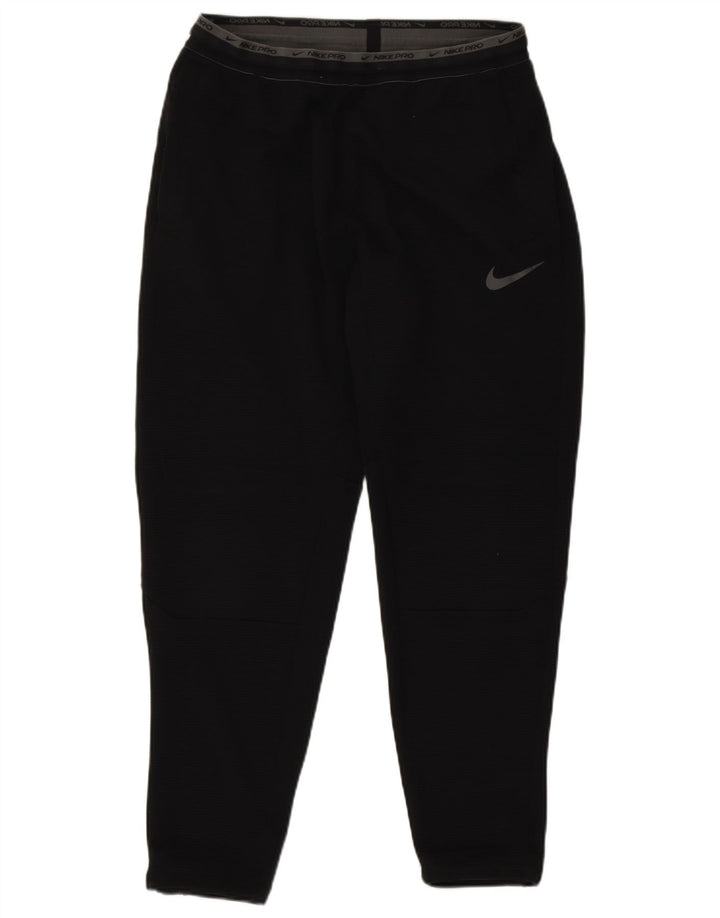 Nike Herre Dri Fit Grafisk træningsdragt Bukser Medium Sort Polyester