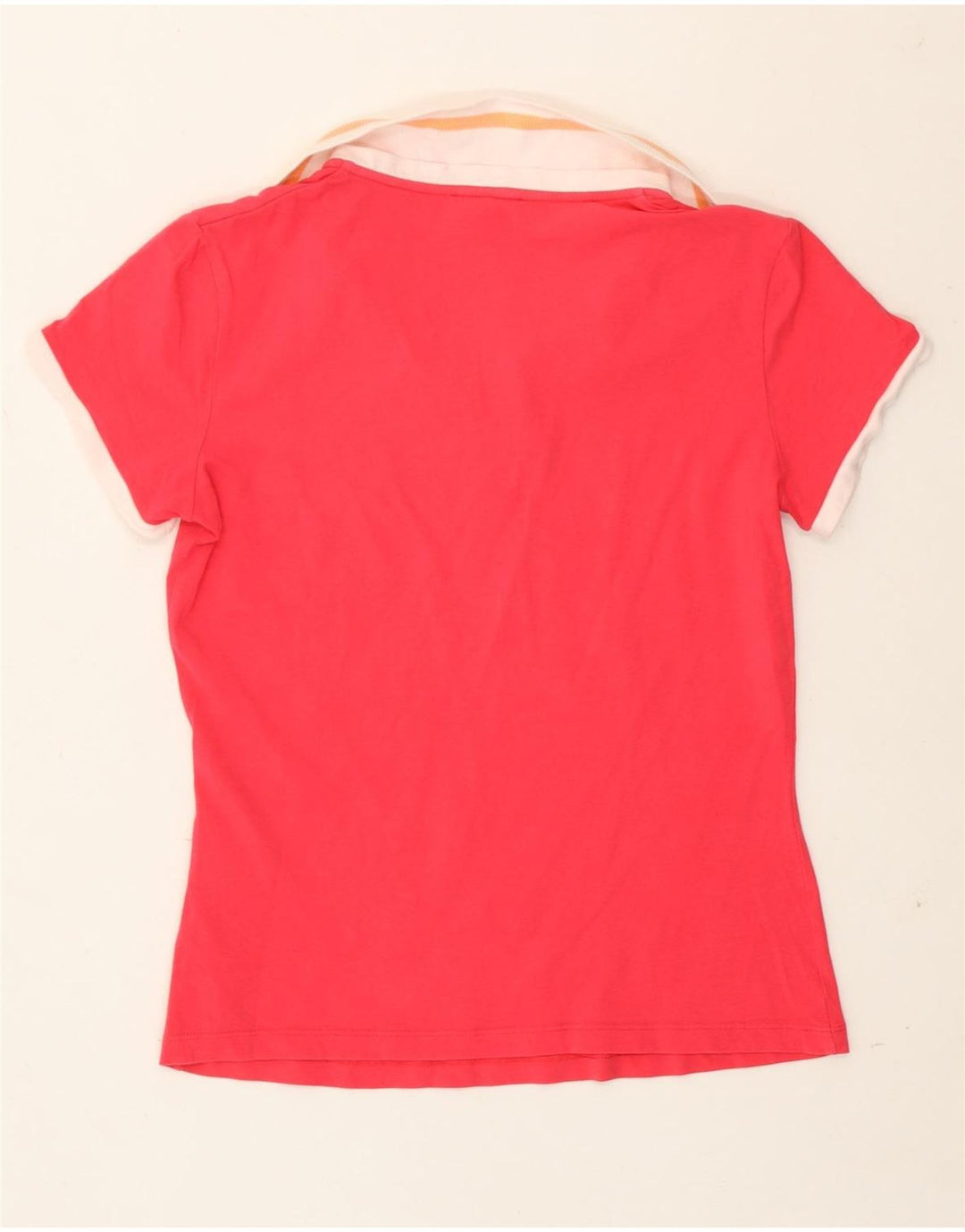 Sergio Tacchini Dame Polo Shirt IT 44 Medium Pink Bomuld