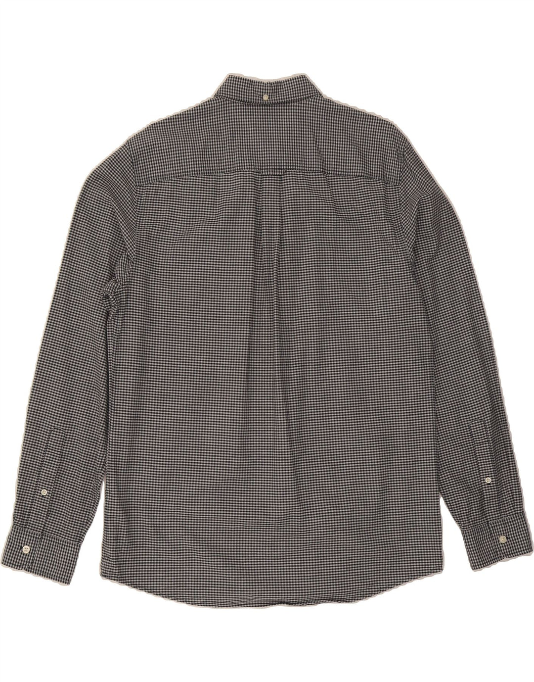 JACK WILLS Mens Superior Classic Fit Shirt Large Black Check Cotton Vintage Jack Wills and Second-Hand Jack Wills from Messina Hembry 