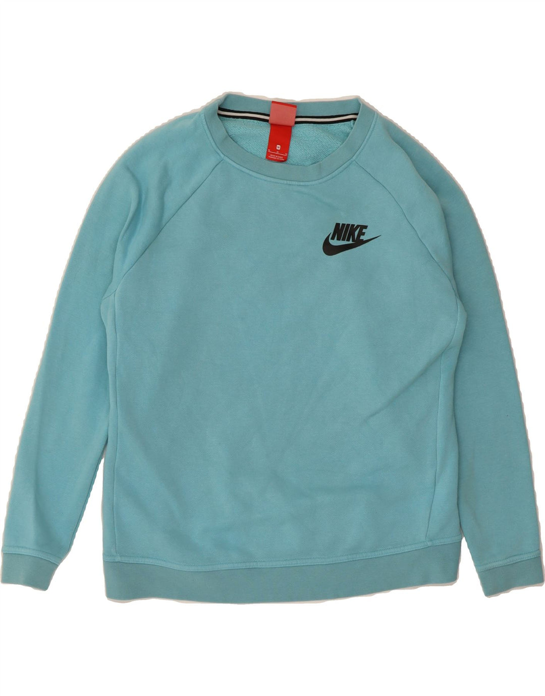 NIKE Womens Sweatshirt Jumper UK 14 Medium Blue Cotton Vintage Nike and Second-Hand Nike from Messina Hembry 