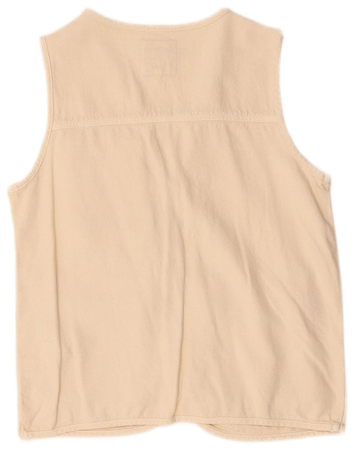 Zara Boys Utility Gilet 9-10 år beige bomuld
