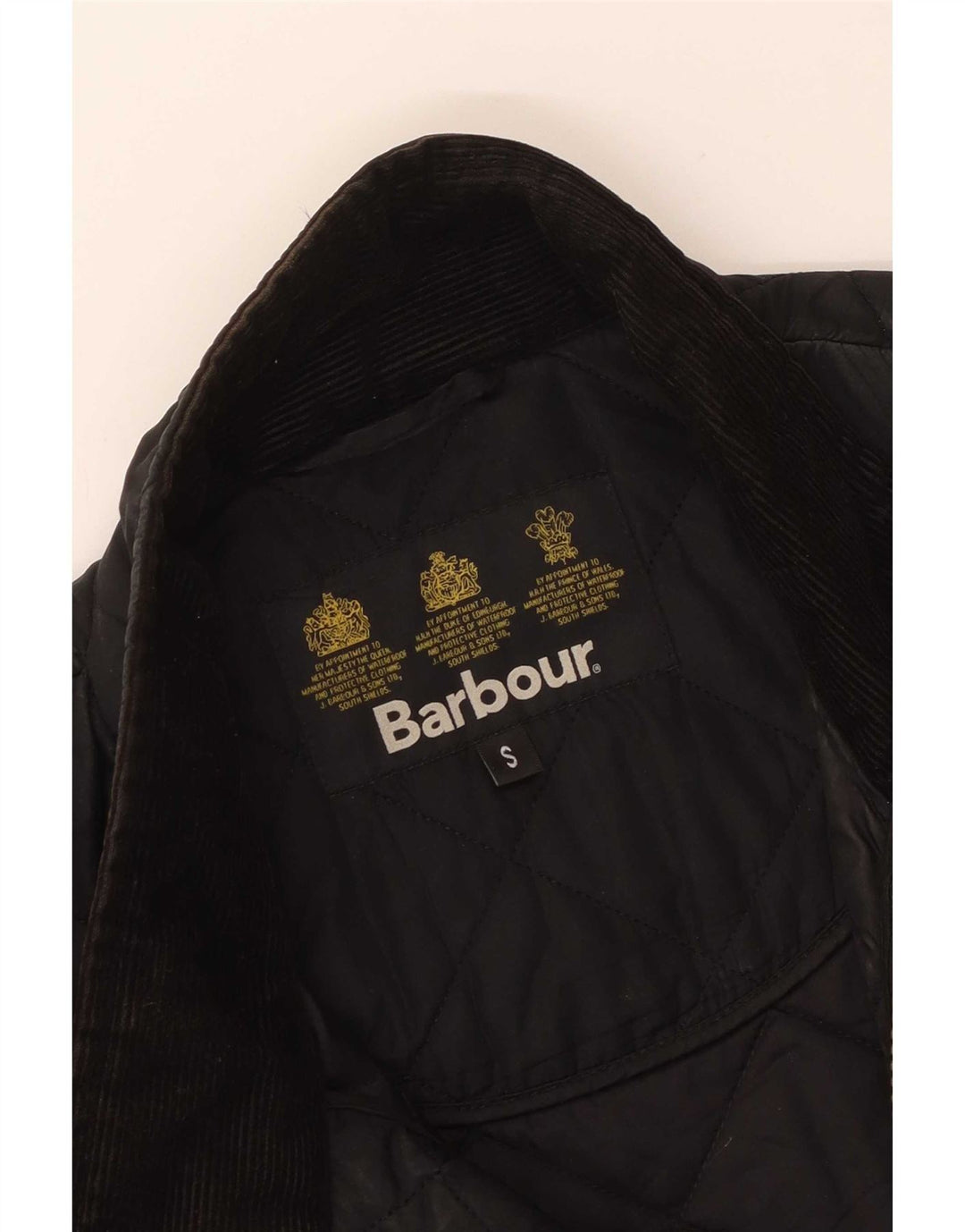 Barbour Herre quiltet jakke UK 36 Small Black