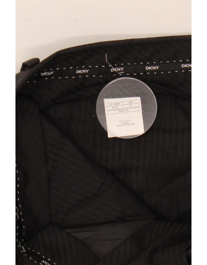 Dkny Herre Slim Suit Bukser W32 L31 Grå Uld