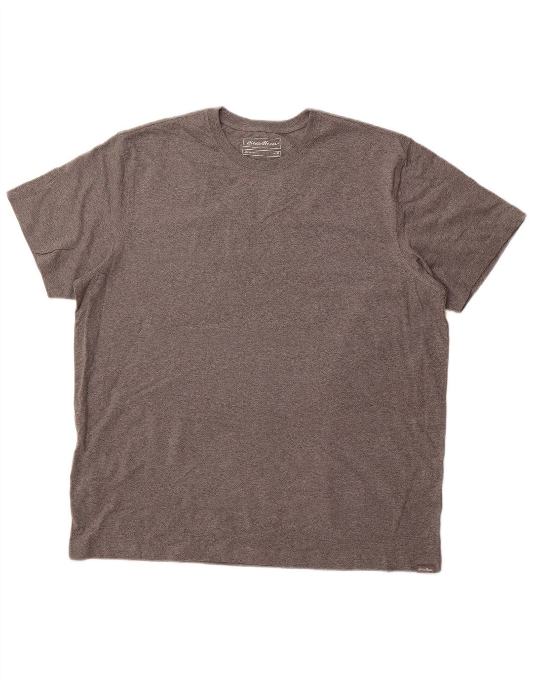 EDDIE BAUER Herre T-Shirt Top XL Grå Bomuld