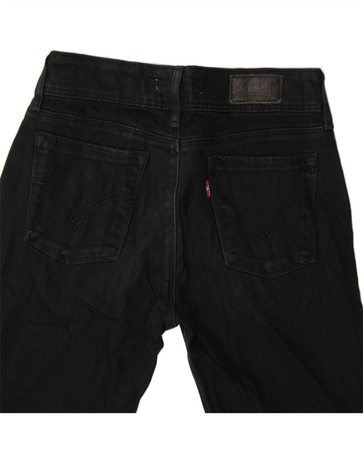 LEVI'S Womens 571 Slim Jeans W30 L30 Black Vintage Levi's and Second-Hand Levi's from Messina Hembry 