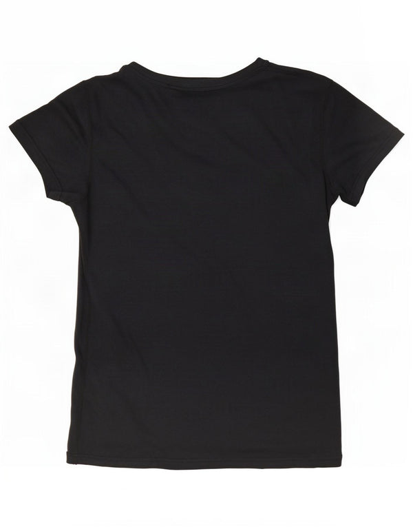Nike Regular Fit T-Shirt Top UK 14 Medium Sort Polyester