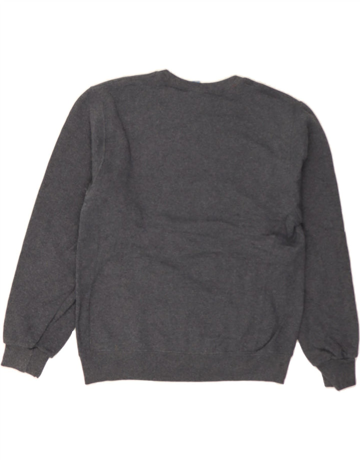 RUSSELL ATHLETIC Mens Graphic Sweatshirt Jumper Medium Grey Cotton Vintage Russell Athletic and Second-Hand Russell Athletic from Messina Hembry 