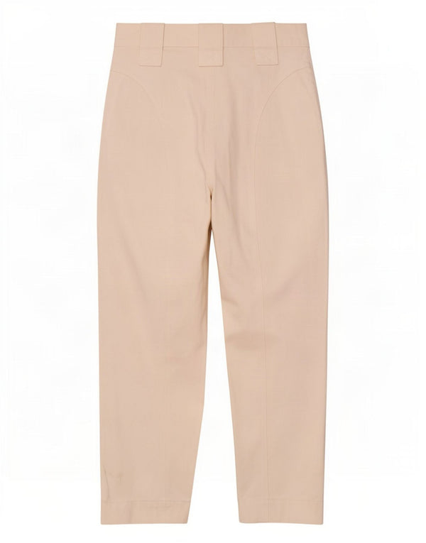 Blues Club Dame Højtaljede tilspidsede Jeans IT 46 Large W28 L26 Hvid Bomuld