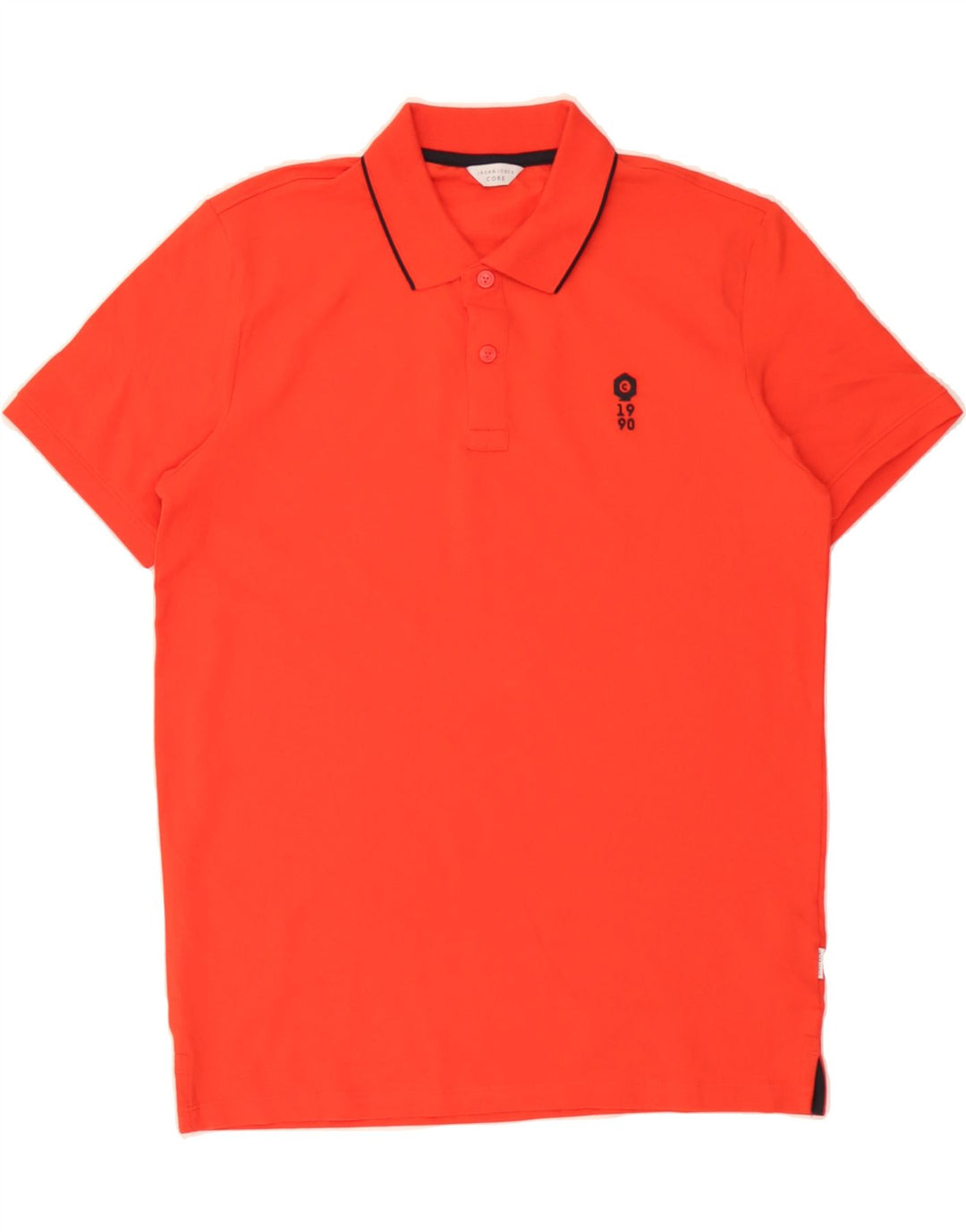 JACK & JONES Mens Polo Shirt Medium Red Cotton Vintage Jack & Jones and Second-Hand Jack & Jones from Messina Hembry 