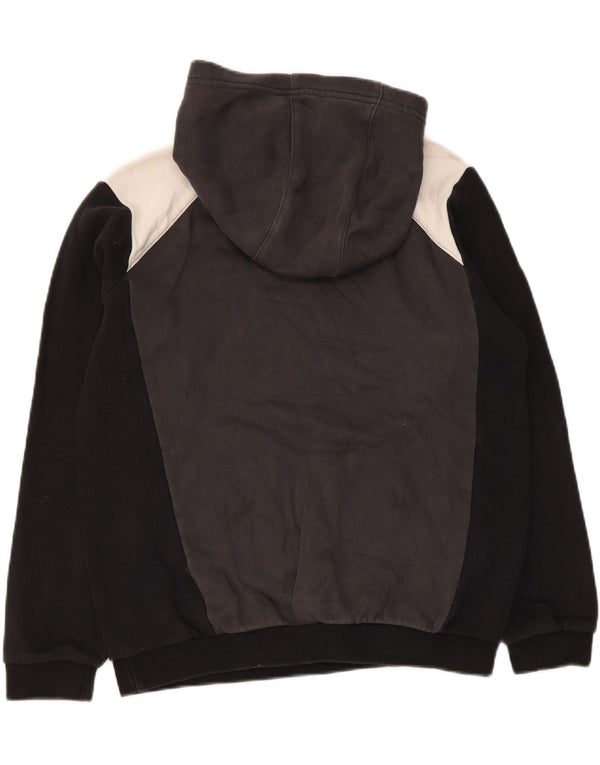Nike drenge grafisk hættetrøje 13-14 år XL Sort Colourblock Bomuld