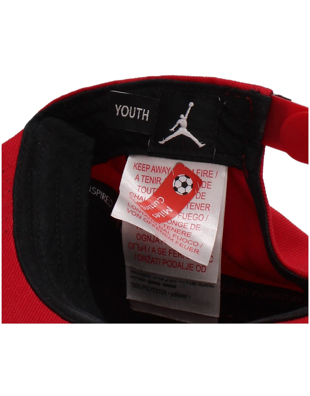 Jordan Boys Grafisk Snapback Cap One Size Rød Polyester