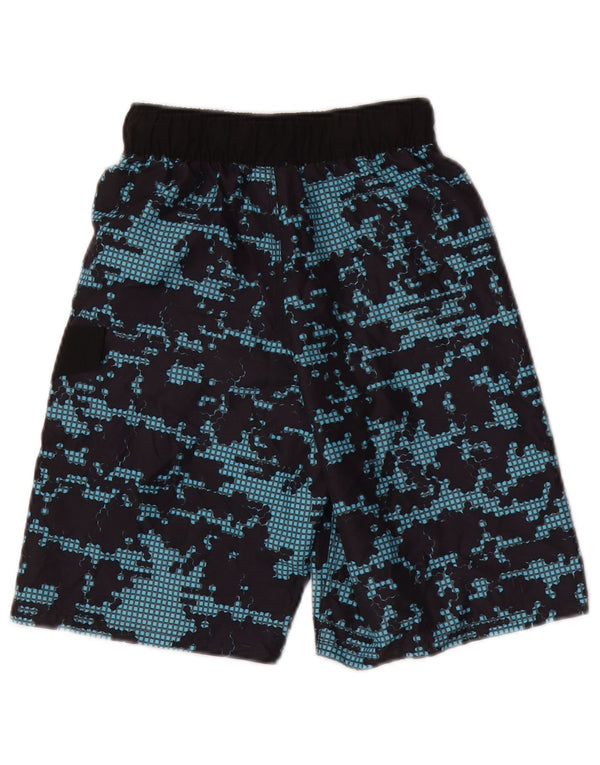 Adidas drenge grafiske sportsshorts 8-9 år Small Blue Geometric Sports
