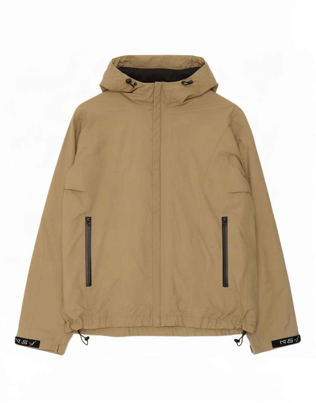 North Sails Regnjakke med hætte til mænd UK 42 XL Beige Polyamid