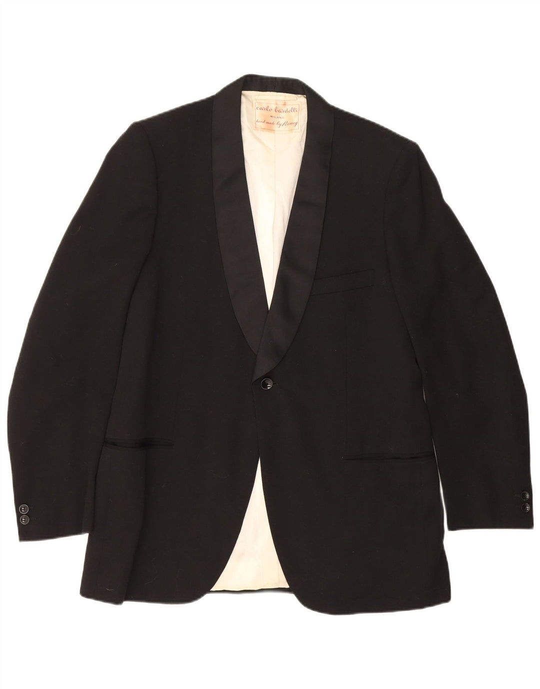 Vintage Herre 1 Knap Blazer Jacket UK 40 Large Black