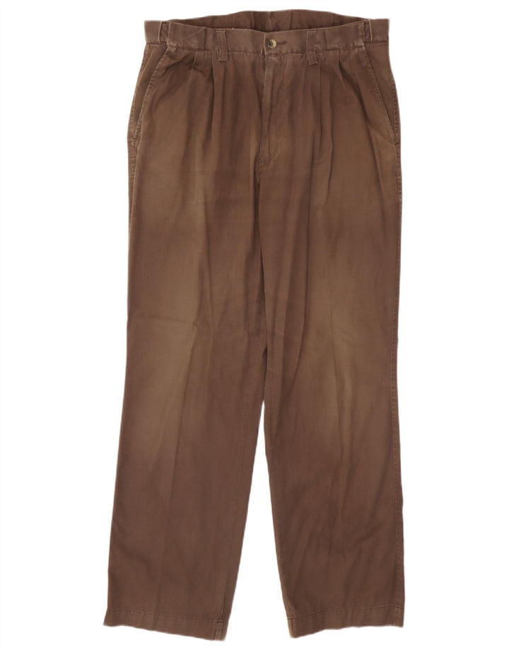 Marks & Spencer Dame Blue Harbor Pegged Chino Bukser W34 L30 Brun