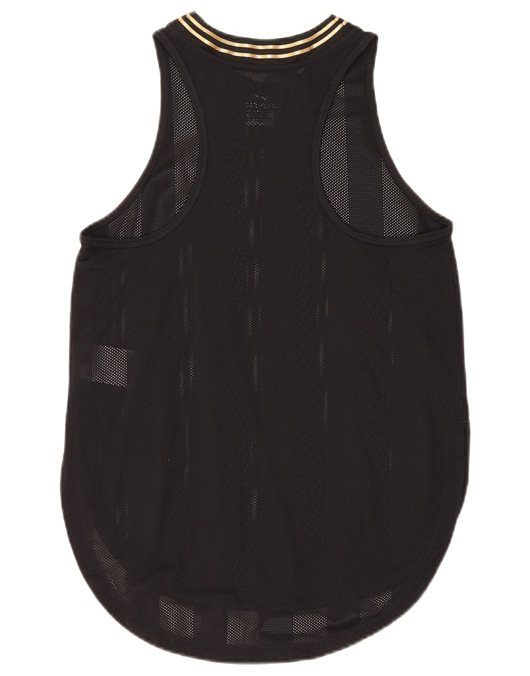 Nike Dame Dri Fit Vest Top UK 10 Small Black Nylon