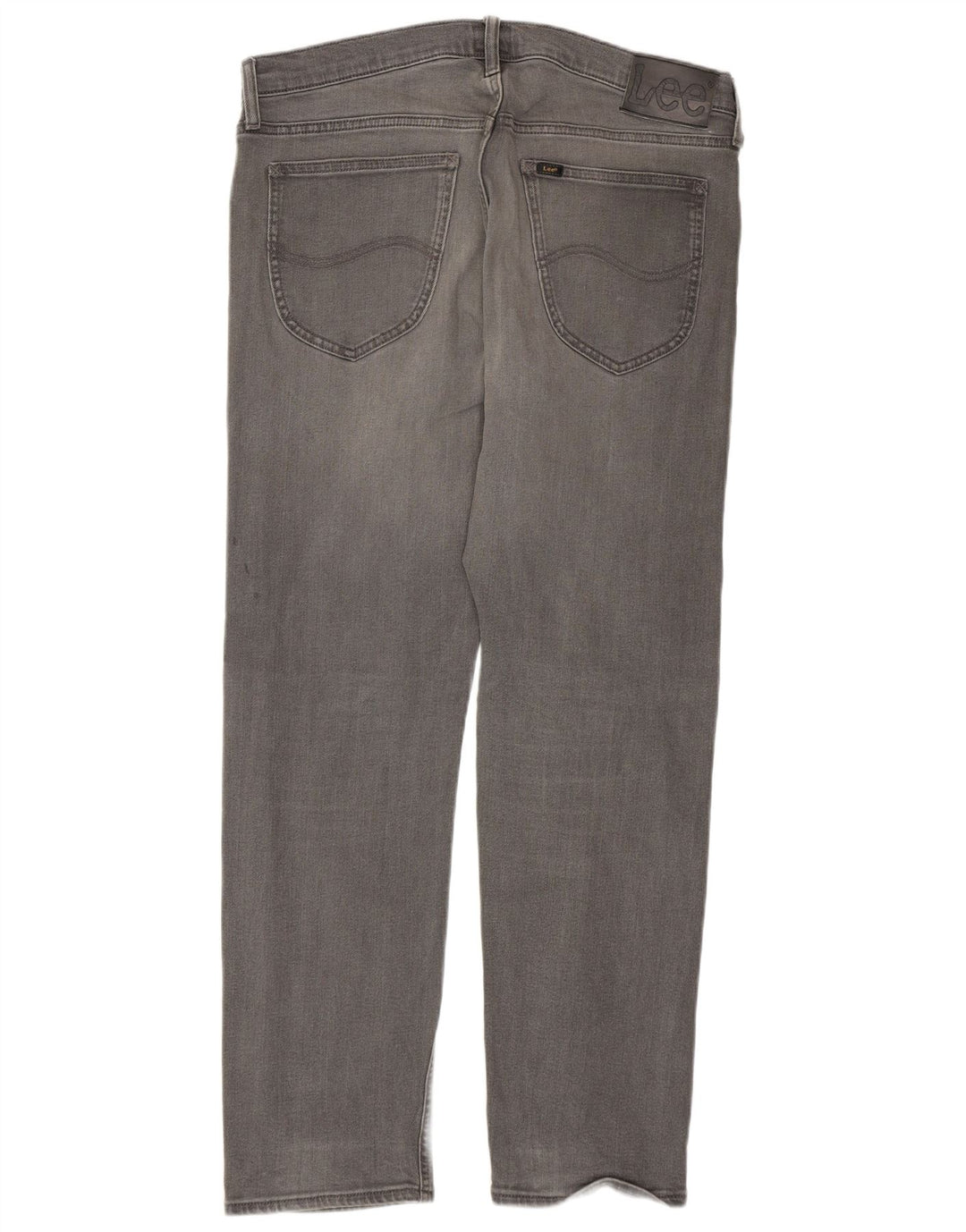 Lee Mens Daren Zip Fly Slim Jeans W34 L30 Grå Bomuld