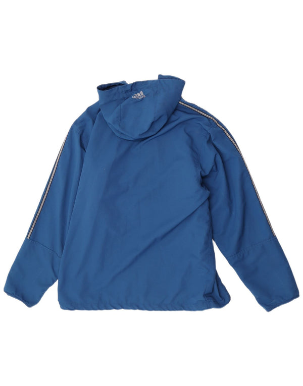 Adidas Herre grafisk træningsdragt Topjakke UK 38/40 Medium Blue Colourblock
