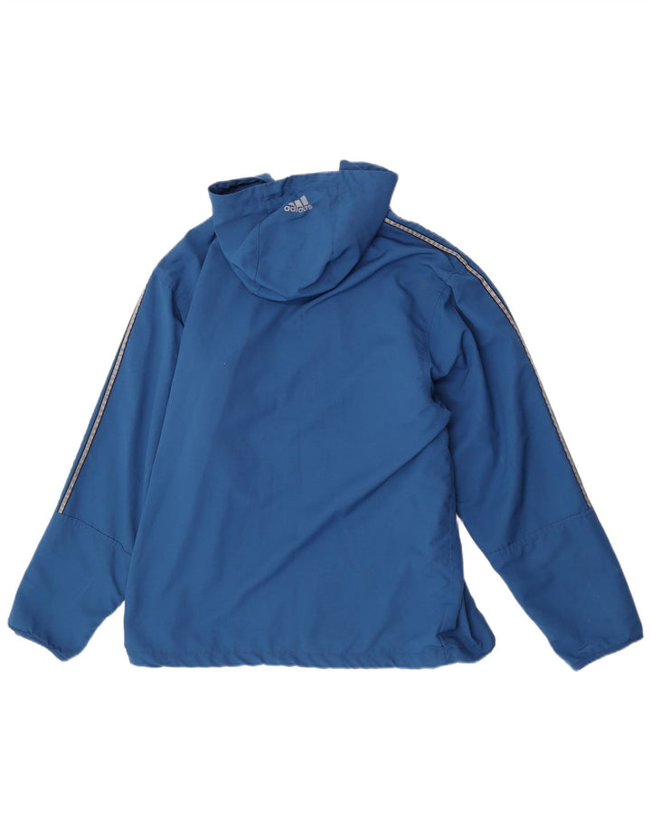 Adidas Herre grafisk træningsdragt Topjakke UK 38/40 Medium Blue Colourblock