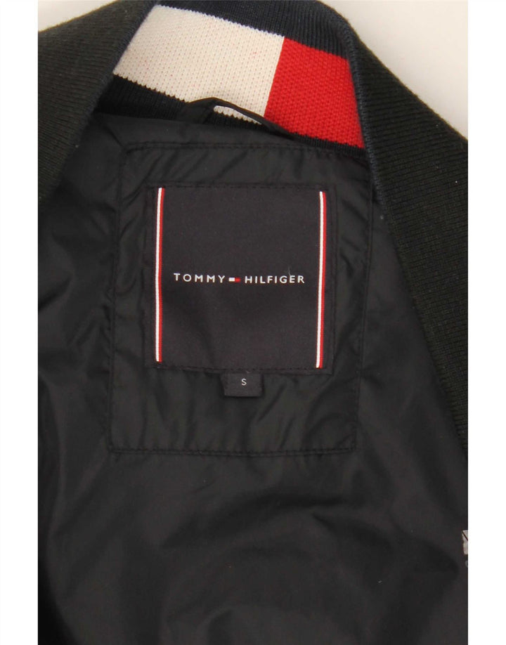 Tommy Hilfiger Herre Bomber Polstret Jakke UK 36 Small Black