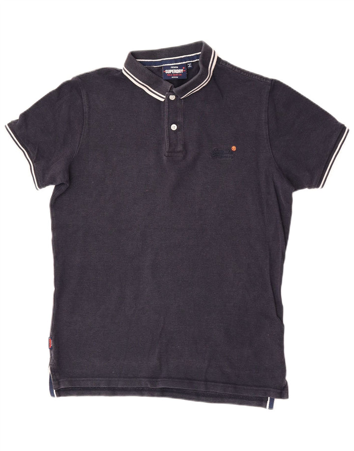 Superdry herre poloshirt Medium Navy Blue