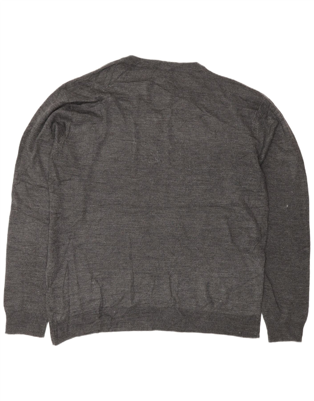 Pierre Cardin Herre V-hals sweater 4XL Grå Akryl
