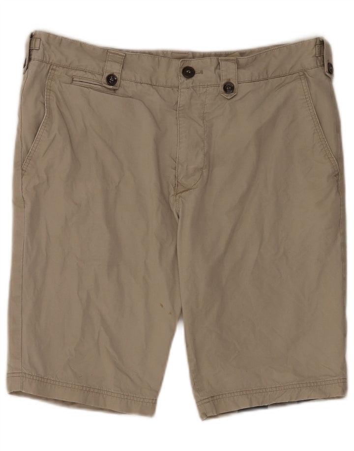 Burberry Chino Shorts til mænd W30 mellemgrå bomuld