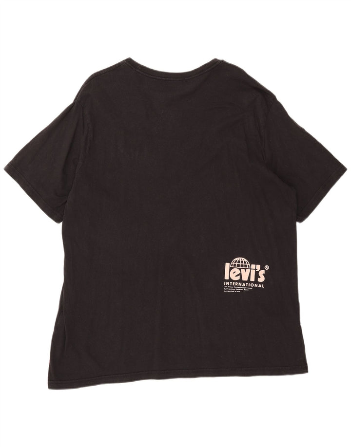 Levi's Herre Relaxed Graphic T-Shirt Top XL Sort
