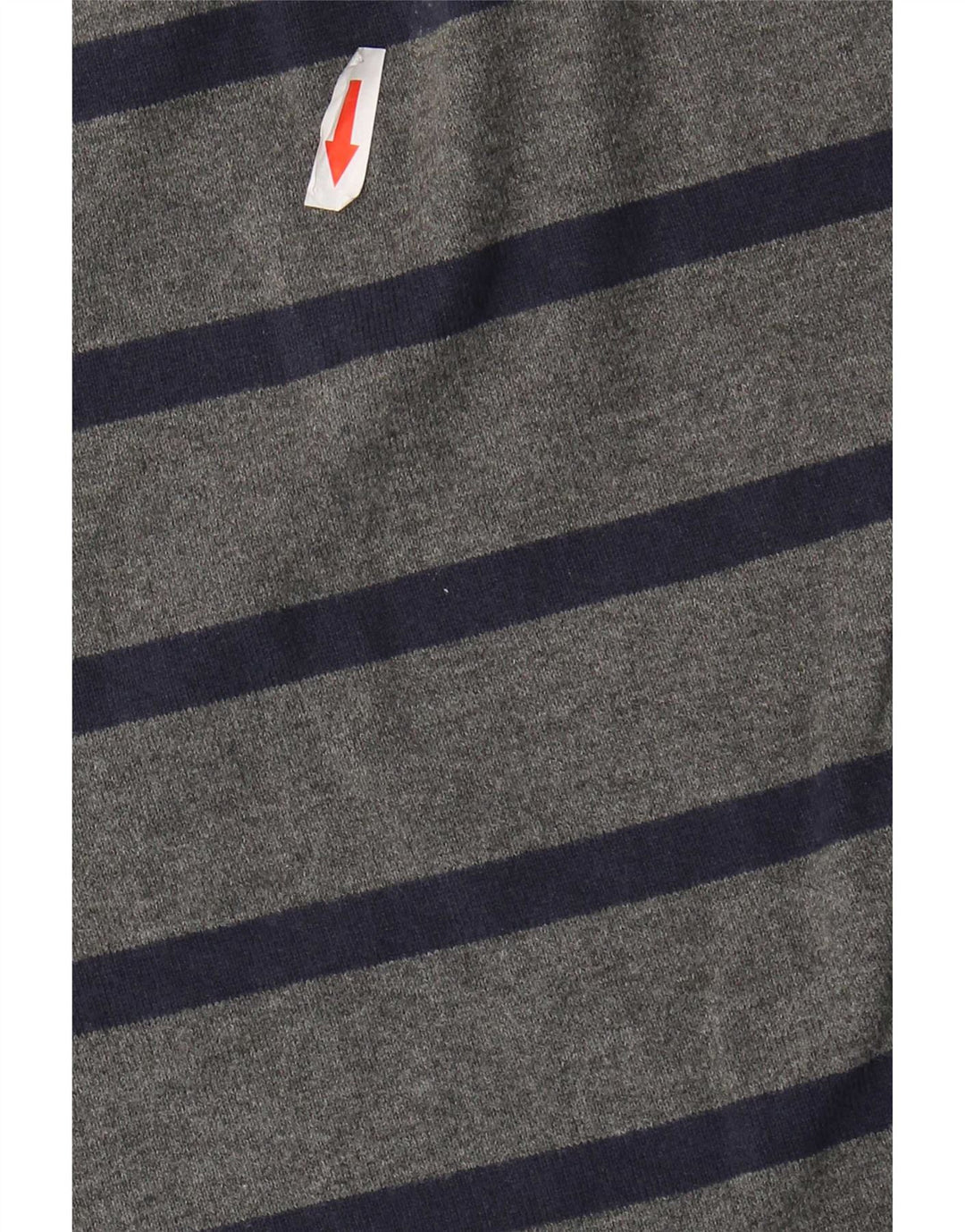 Marks & Spencer Langærmet poloshirt til mænd, stor gråstribet bomuld